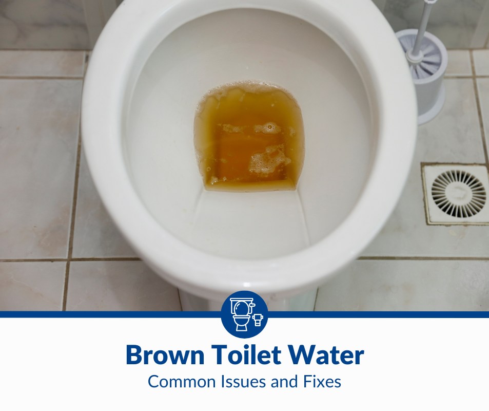 Brown Toilet Water