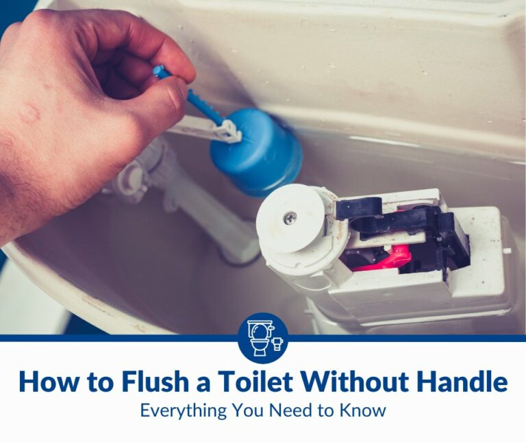 How To Flush a Toilet Without a Handle
