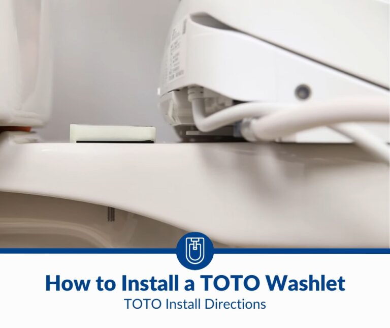 How To Install a Toto Washlet Bidet: Toto Install Directions
