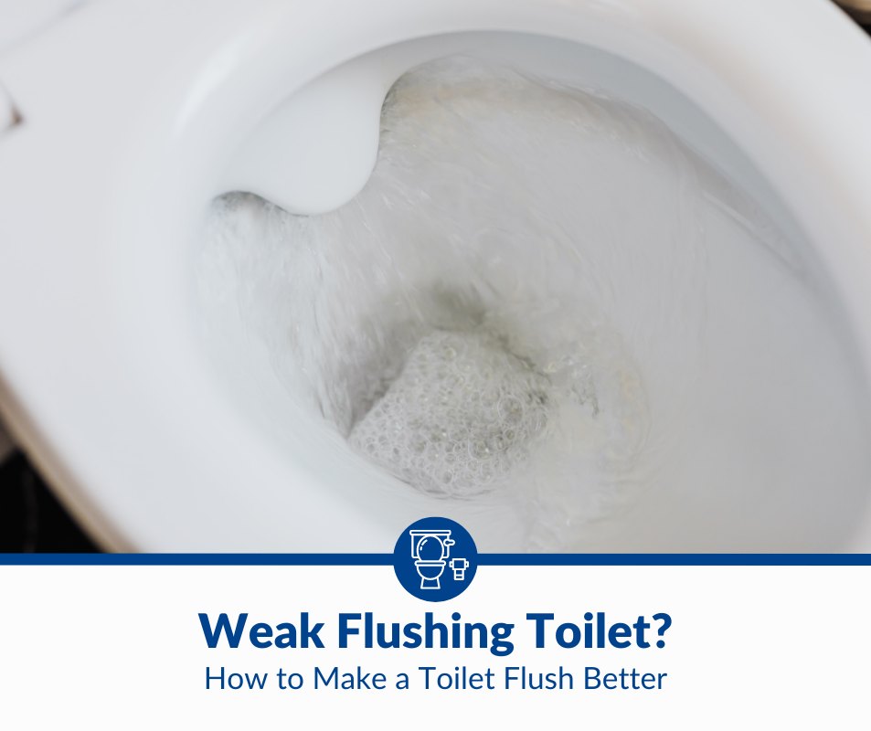 Weak Flushing Toilet