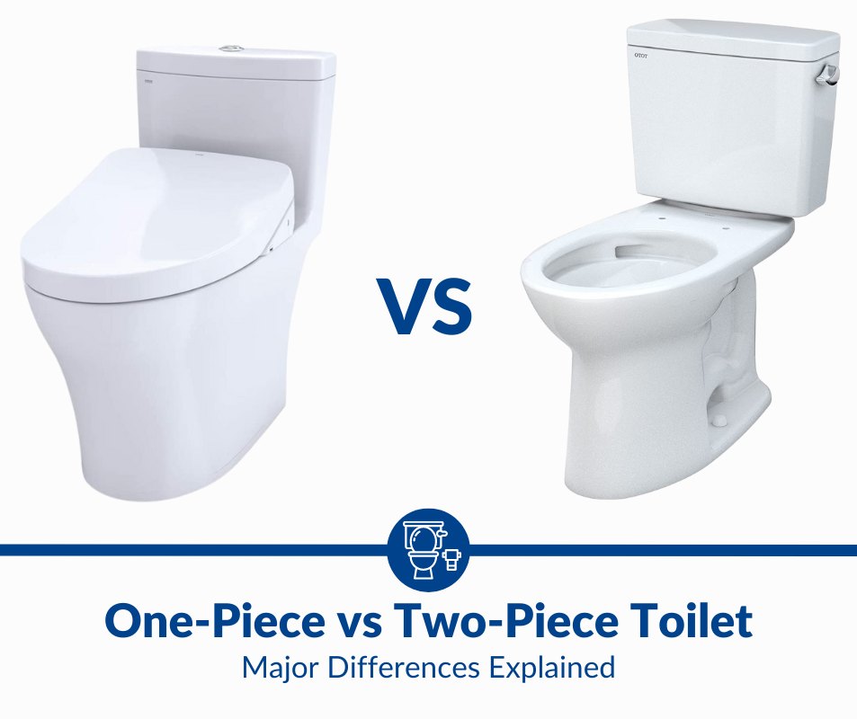 One-Piece vs Two-Piece Toilet