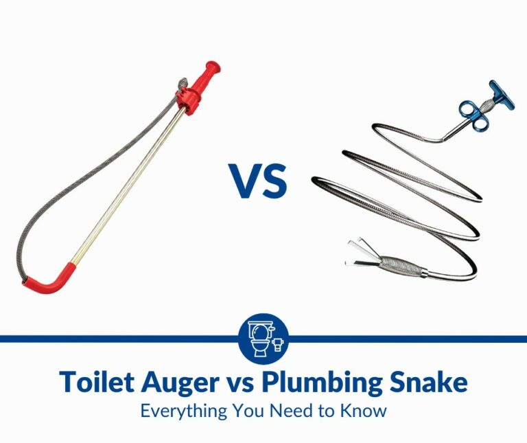 Toilet Auger vs Snake: When and How To Use Them