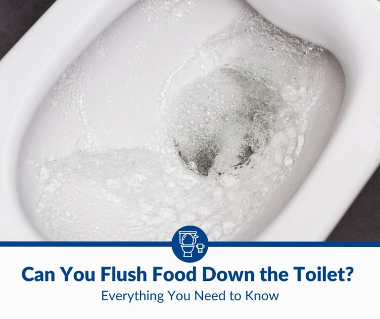 Can You Flush Food Down the Toilet?